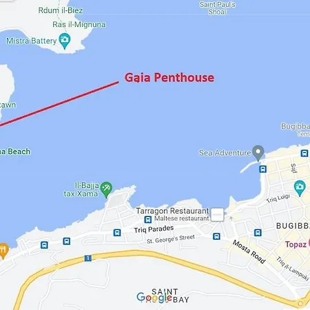 Gaia Penthouse Sea And Country Views *